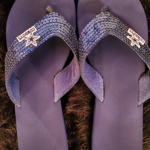 Dallas Cowboys Flip flops